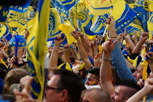 Les supporteurs des Jaunards ont soutenu leur équipe jusqu'au bout.