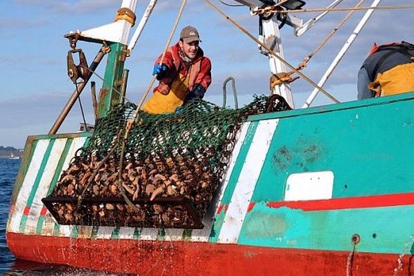 Un bateau de pêche à Quiberon, octobre 2012