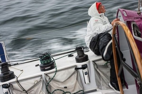 Zbigniew "Gutek" Gutkowski à bord d'Energa