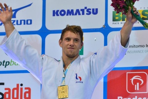 Loïc Pietri médaille d'or des Mondiaux 2013 de judo à Rio