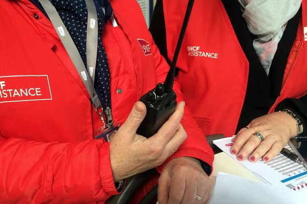 Les "gilets rouges" de la SNCF (Archives)