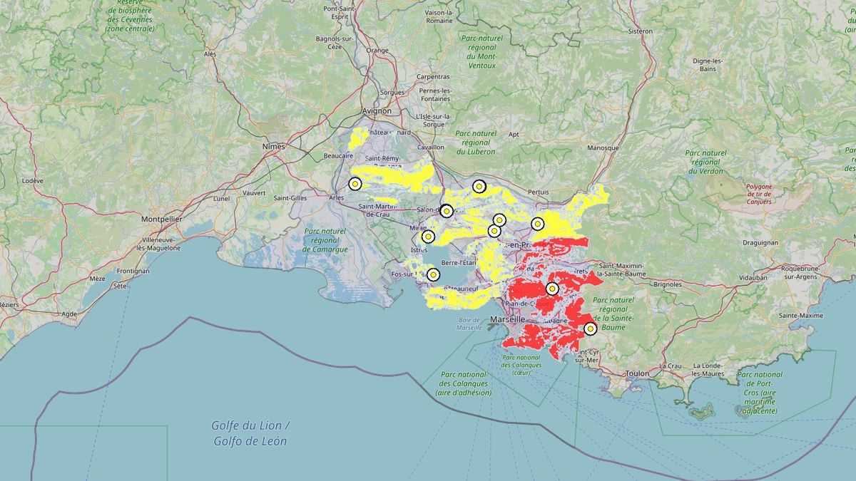 Envie De Vous Promener En Paca Voici Les Cartes D Acces Aux Massifs Adaptees Aux Risques D Incendie