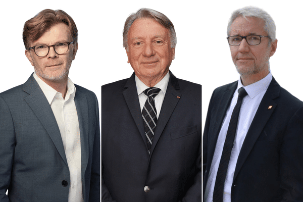 Marc Fesneau, Roger Chudeau et Christophe Marion.