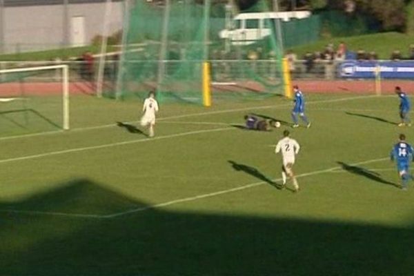 Avranches a inscrit 3 buts dans la seconde période du match