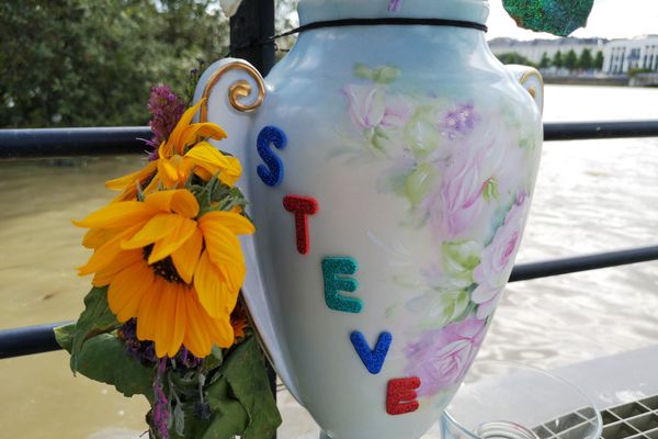 Hommage à Steve sur les bords de Loire à Nantes, 31 juillet 2019