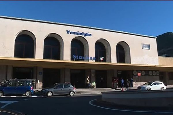 La gare de Vintimille, en ce mois de décembre 2018.