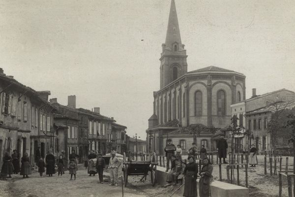 Le village de Caraman il y a un siècle