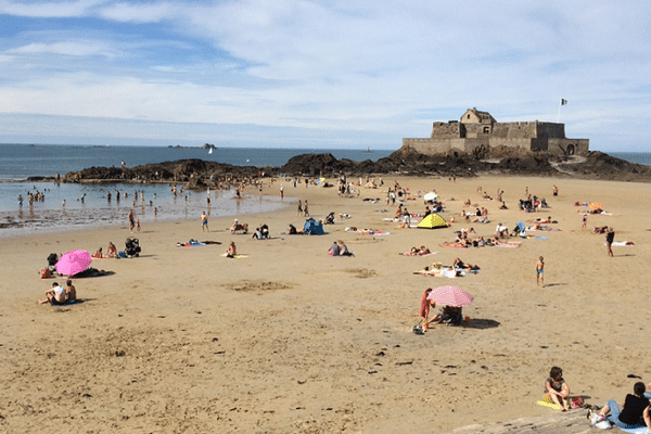 Il a fait chaud encore ce samedi en Bretagne : 27° à Saint-Malo!