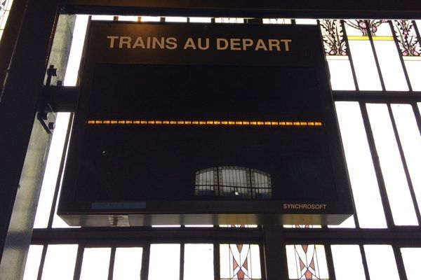 La gare de Limoges est vidée de ses voyageurs