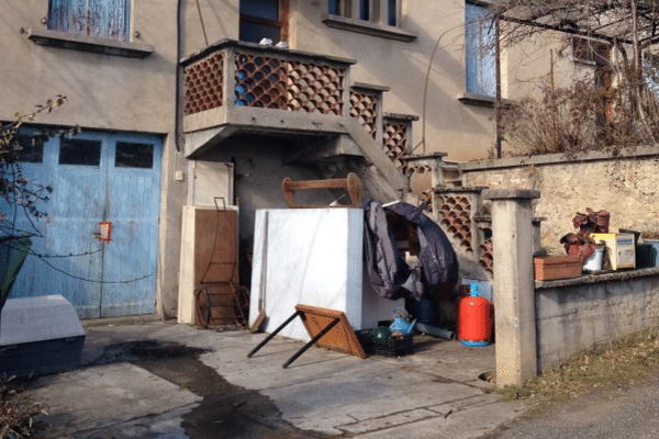 La maison d'Yves Costamagno où furent retrouvés les restes du corps de Mémoli