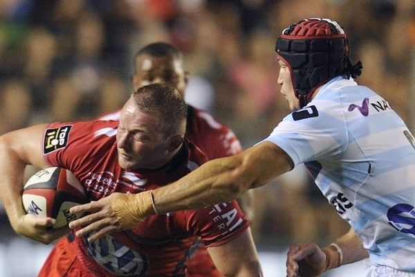 le 23 août dernier au stade Mayol, Benjamin Noirot en action. le RCT reçoit le Metro Racing