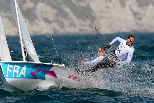 Camille Lecointre et Mathilde Geron aux Jeux Olympiques de Londres