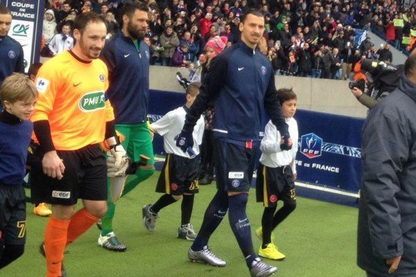 Zlatan Ibahimovic est l'auteur de l'unique but marqué par le PSG dans ces 32e de finale de la Coupe de France contre Wasquehal