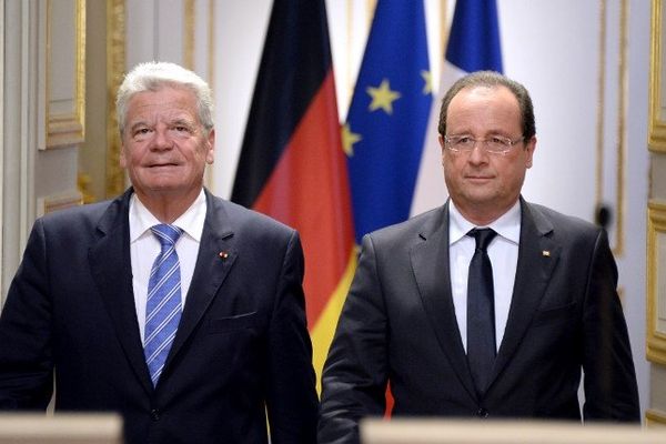 Joachim Gauck et François Hollande 