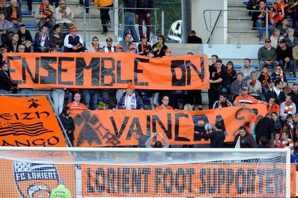 Les supporters lorientais au rendez-vous