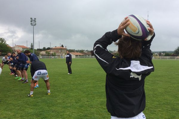 Dernier entraînement du SAXV avant le match contre Bourg-en-Bresse