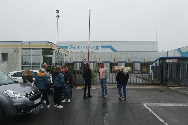 L'entrepôt Setralog à Noyelles-sous-Lens qui abritait la Logil, liquidée le 15 mai 2024. Trente-six salariés doivent être licenciés.