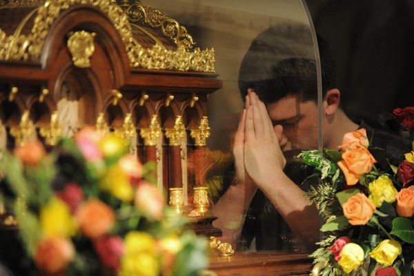 Le reliquaire de Sainte Thérèse vient de passer quatre mois au Brésil.