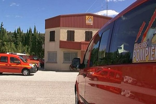 Le Boulou (Pyrénées-Orientales) - la caserne des pompiers où Patricia était bénévole depuis 5 ans - 18 septembre 2015