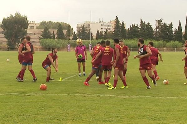 Ce dimanche 27 août l’USAP se déplace à Colomiers pour la seconde journée de Pro D2 - août 2017