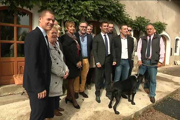 Première conférence du groupe Front National du conseil régional de Bourgogne Franche-Comté depuis la démission de Sophie Montel, ex-présidente de ce groupe