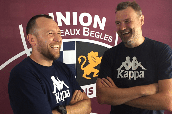 Rory Teague, nouveau manager de l'UBB, et Jeremy Davidson (illustration/ juin 2017)