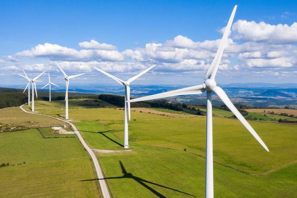 Un parc d'éoliennes en Aveyron (illustration)