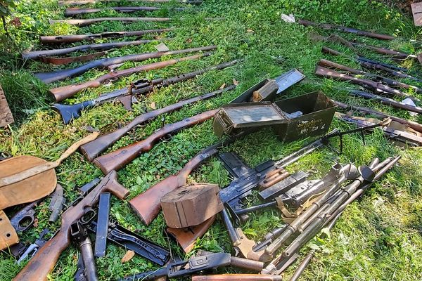 De nombreux fusils ont été découverts par les douaniers de Nancy lors de leur opération chez un collectionneur lorrain.