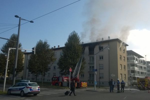 Incendie à l'Esplanade