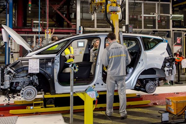 L'usine Renault à Douai.