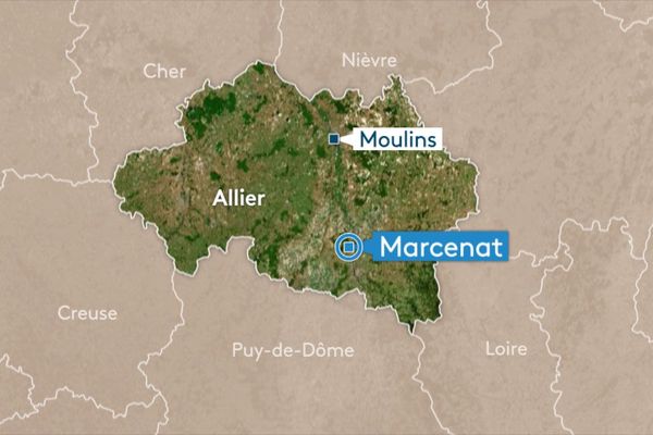 Sortie de route mortelle sur la D 130 à Marcenat dans l'Allier vendredi 24 août 2018 a 6 heures 50.