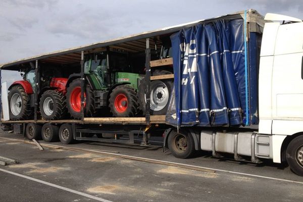 L'homme a été arrêté sur une aire d'autoroute.