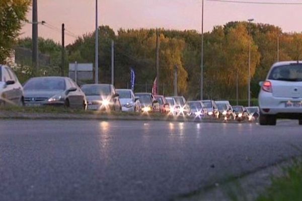 Embouteillages aux heures de pointes vers l'hôpital sud