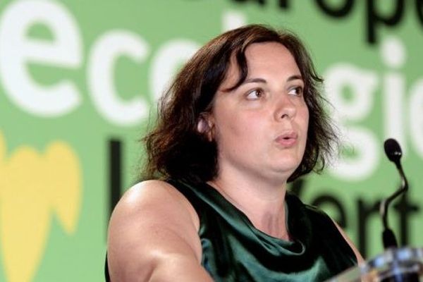 La secrétaire nationale d'Europe Ecologie-Les Verts Emmanuelle Cosse 