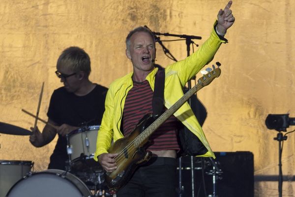 Sting à Chambord le 28 juin 2022.