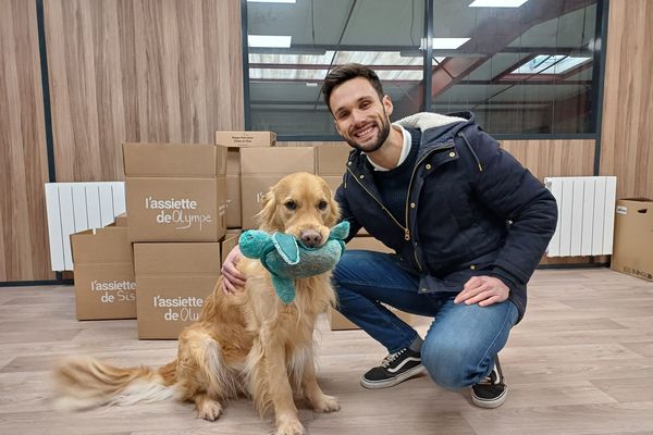 Morgan Pigné et son chien Pumba cartonnent sur les réseaux sociaux.