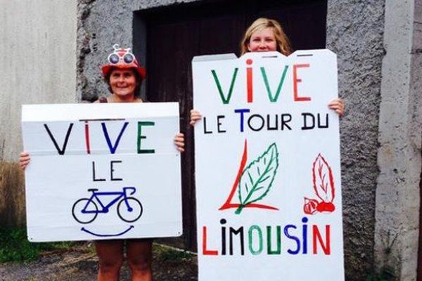 Des mordues de la petite reine en bord de route sur le Tour du Limousin