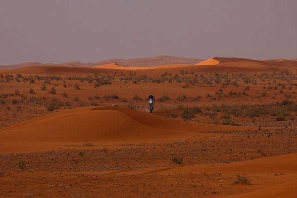 Philippe Gendron, sur le Dakar 2022.