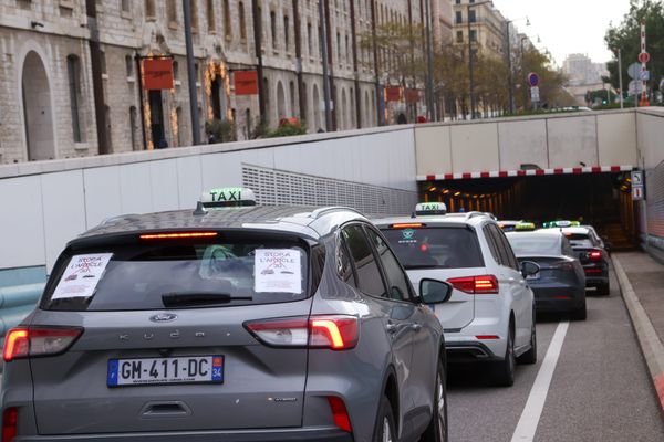 Grève des taxis à Marseille le 11 décembre 2023