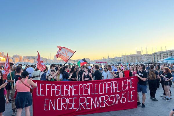 Les personnes mobilisées se sont notamment réunies sur le Vieux port.