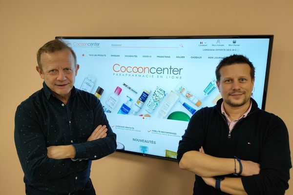 Paul Musset et Stéphane Douesnard (à droite), ont créé Cocooncenter, il y a 15 ans.