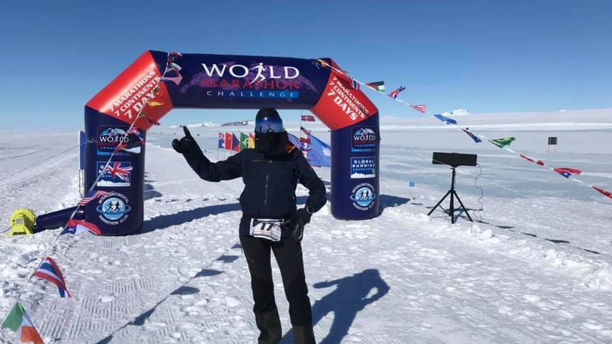 Marseille L Exploit De Emma Dumont Clair 7 Marathons En 7 Jours Sur 7 Continents