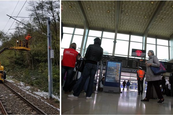 La ligne Grenoble-Valence devrait rouvrir ce vendredi après l'épisode neigeux.