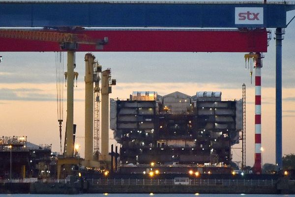 L'Oasis 4 actuellement en construction à STX Saint-Nazaire