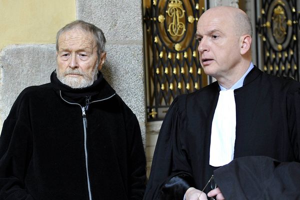 Maurice Agnelet avec son avocat Me Saint Pierre