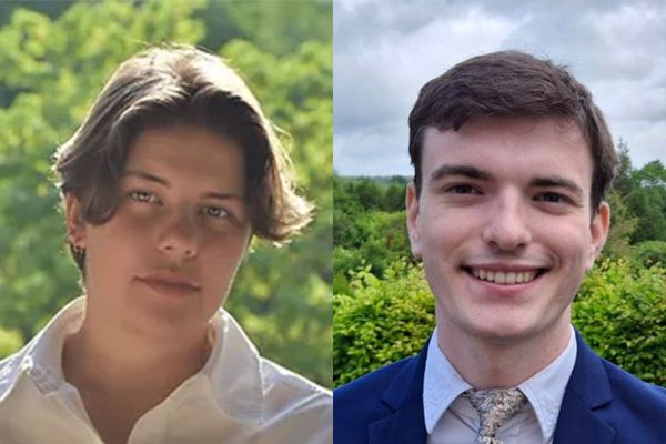 Estelle Harremoes, 20 ans et Anthony Gest, 19 ans, sont tous les deux candidats aux élections législatives dans les Hauts-de-France.