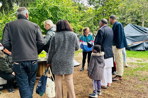 Le campement de près de 200 sans-abri à Rennes est inondé ce mercredi 25 septembre 2024