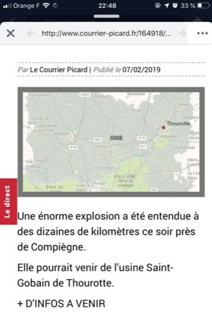 Oise Un Avion De Chasse Seme La Panique Dans Le Compiegnois