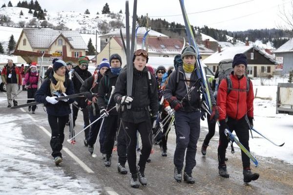 La 36e édition de la Transjurassienne s’est déroulée les 8 et 9 février 2014 dans les massifs enneigés du Doubs et du Jura, en Franche-Comté.