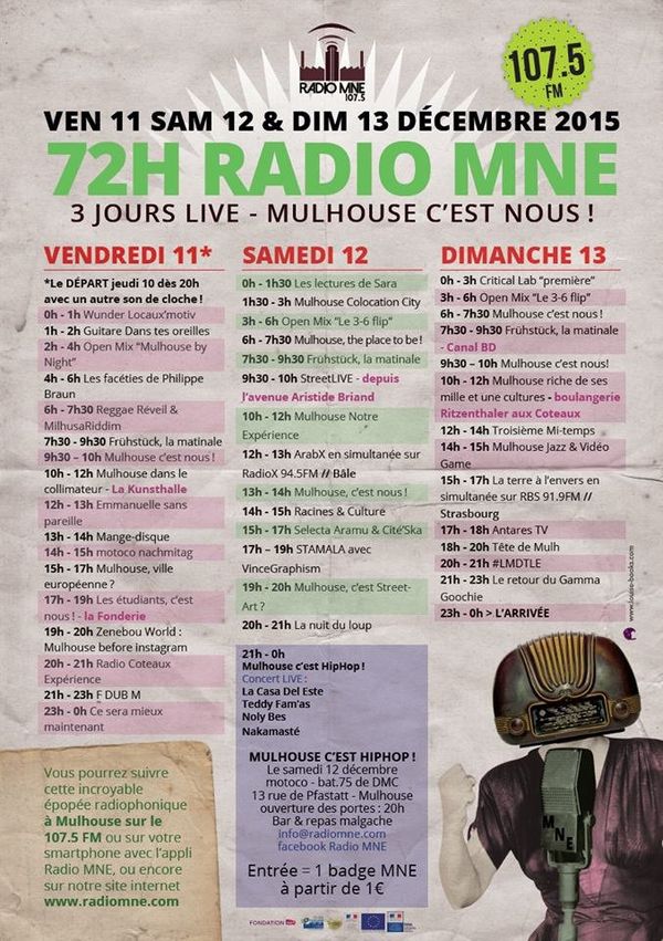 Radio Mne Explore Mulhouse Pendant 72 Heures De Direct